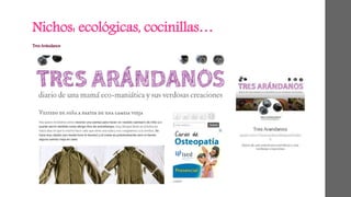 Nichos: ecológicas, cocinillas… 
Tres Arándanos 
 