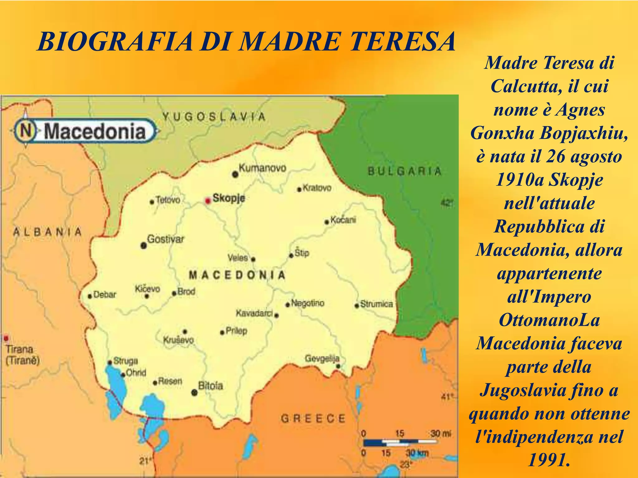 Madre Teresa Di Calcutta è Natale Madre Teresa di Calcutta - santa.pptx