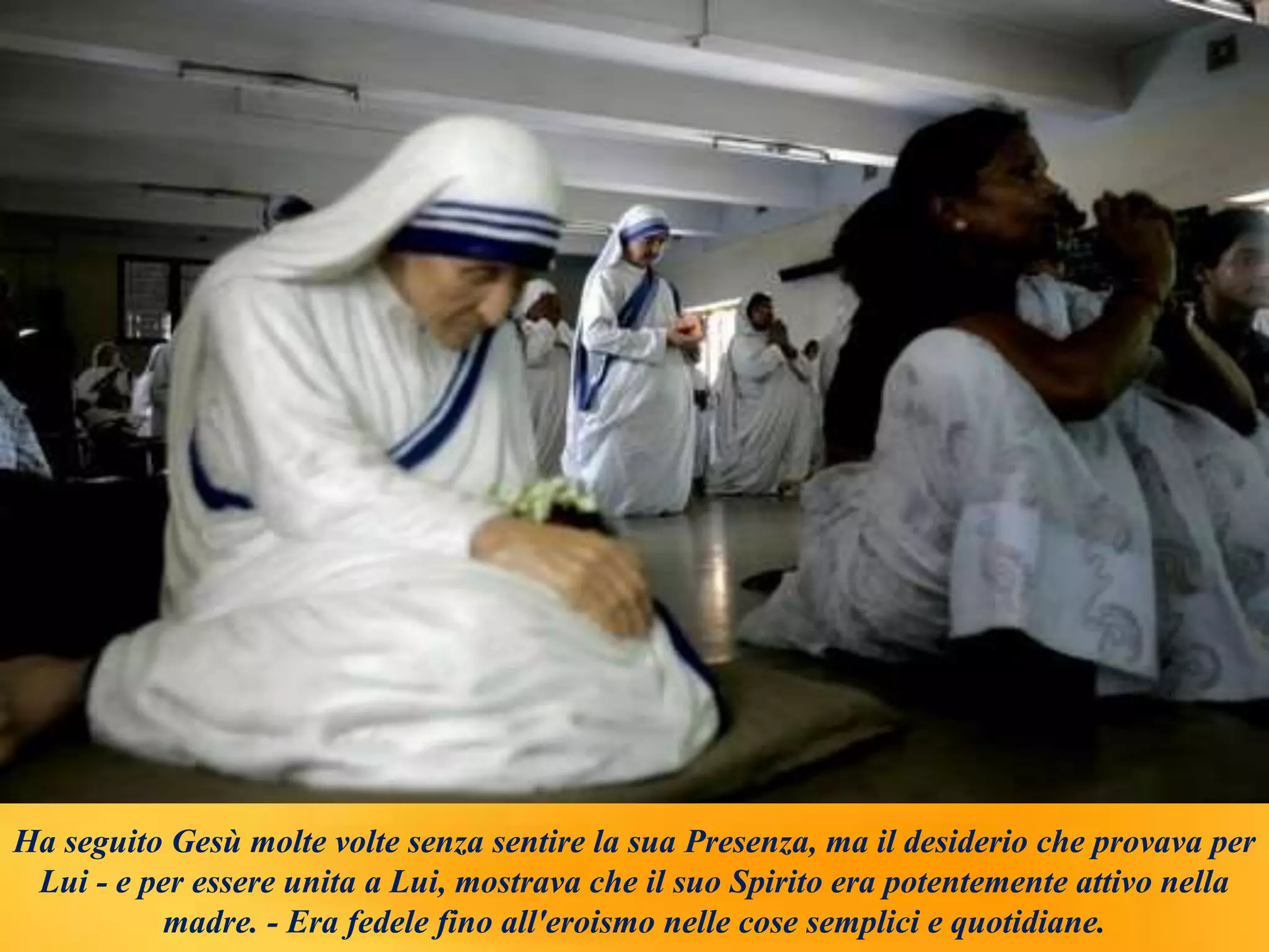 Madre Teresa Di Calcutta è Natale Madre Teresa di Calcutta - santa.pptx