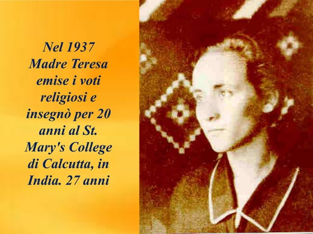 Dove è Nata Madre Teresa Di Calcutta Madre Teresa di Calcutta - santa.pptx