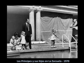 Los Príncipes y sus hijos en La Zarzuela - 1970 