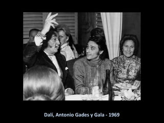Dalí, Antonio Gades y Gala - 1969 