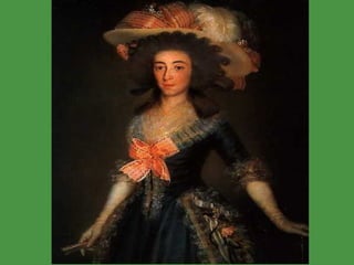 María Josefa Alonso Pimentel de la Soledad
            duquesa de Osuna
        retrato de Goya (c. 1785 ).
 