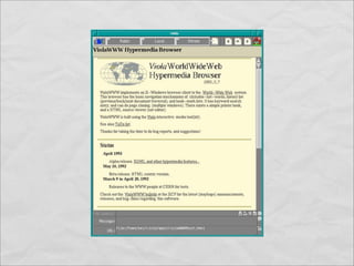 Innovation in the Wild, Wild Web