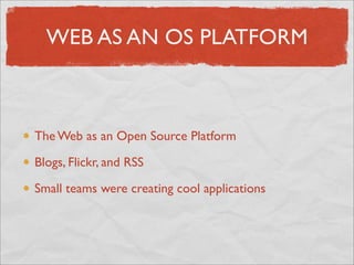 Innovation in the Wild, Wild Web