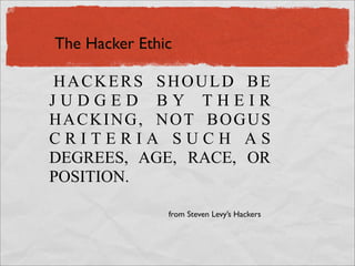 Innovation in the Wild, Wild Web