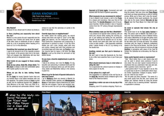 MADRID: FROM AMERICAN TO AMERICAN

42

Dana Knowles

1966, Prairie Grove, Arkansas
Co-founder and owner of Taste of America
Resident since 1990

Why Madrid?
Because it’s fun, vibrant and it’s where my family is.

venture to say that the salmorejo at Laredo is the
best in the world.

Is there anything you especially love about
the city?
Madrid is a very social city and I especially love the
appetizer hour. Friends and family from all walks
of life often meet on weekends at bars or outdoor
cafés for a bit of socializing before heading off to
lunch at 3 or 4 in the afternoon.

Favorite tapas bars or neighborhoods?
No matter whom the visiting guest, we almost
always take them one night to “picar” at the Toscana (the taberna, not the restaurant) near the
Plaza Santa Ana. Inexpensive and unassuming, it
specializes in portions to share. I’ll list the three
dishes you can’t miss: tomato salad with tuna
and onions, stewed beef with fried potatoes and
scrambled eggs with baby eels. La Trucha is another favorite spot for tapas in the area. And Viva
Madrid is just up the street for vermouth on tap
before dinner.

Something that surprised you about life here?
I used to be amazed at all of the cigarette smokers
in the airport, at the grocery store and in the bank.
That’s all changed now. Madrileños still love their
pitillos, but only in designated areas.
What hotels do you suggest to those coming
to visit?
Hotel de las Letras, Hotel Me, Urban Hotel. The
NH chain is always a safe and comfortable option
with a good quality-to-price ratio.
Where do you like to take visiting friends
to eat?
We like Nodo for trendy Spanish fusion food and
my favorite there is the baked tomatoes with cod
fish appetizer. The outdoor terrace at Iroco is great
as well. But for traditional Spanish fare, Laredo on
Calle Menorca is the best. There you have to order the salmorejo and salmonetes rellenos. I would

Do you have a favorite neighborhood or park for
strolling?
I hate to be obvious, but I love the Retiro. It’s big,
beautiful and welcoming. A weekend stroll past the
boat pond (el Estanque) where you will find performing artists and Madrileños taking in the scenery
is great fun.
Where to go for the best of Spanish delicacies to
take back home?
I go to Mallorca (there are several in Madrid) for
those exquisite butter pastries and Mantequerías
Bravo on Calle Ayala in Barrio Salamanca for wines,
olive oils and vinegars. They’ve got excellent Spanish ham as well. You can’t go wrong at El Club del
Plaza Mayor

stop by the newly restored Mercado de
San Miguel near
the Plaza Mayor
for a tapa and
copa de cava.

Gourmet in El Corte Inglés. Convenient and well
stocked with the best of Spanish specialties.
What museums do you recommend to visitors?
A trip to Madrid must include a visit to the Prado.
It’s a classic and marvelous. Take your time on the
Goya floors. The Sorolla Museum is one of my personal favorites. Sorolla provides a slice of Spanish
culture from the 19th century through impressionist
visions.
What activities make you feel like a Madrileño?
I can pretend to be Spanish when ordering café con
leche and churros while reading the morning paper or just walking and feeling the city pavement
beneath my feet and the Spanish sun on my face.
Also, women here greet each other and men with
a kiss on both cheeks – I feel especially madrileña
when I startle friends in the U.S. by moving in for
the double kiss.
Anything remind you that you’re American in
the city?
We don’t wait in lines like Spaniards do. You have
to be a little more assertive here or you’ll lose your
place.
What should Americans keep in mind when visiting the city?
Try to appreciate the cultural nuances on display in
every aspect of city life.
A few options for a night out?
One suggestion is a nightcap at the roof top bar at
the Hotel Me. Beautiful views of Madrid right in the
heart of the historical district.
Something a visitor can see or do any day of the
week?
Shopping, even if it’s window-shopping. There’s neMuseo Sorolla

ver a better way to get to know a city than by walking the streets. Take your time near Plaza Mayor
and check out shops specializing in coins or nativity
scenes. While you’re there, don’t miss the bocadillo de calamari (fried squid sandwich). You should
also stop by the newly restored Mercado de San
Miguel near the Plaza Mayor for a tapa and copa
de cava.
An event or episode that shows the city at
its best?
This would have to be the San Isidro festival in
May. The patron saint of Madrid, San Isidro is perhaps the most emblematic show of Madrid history
and culture. Madrileños of all ages still gather every
year in traditional garb for festivities in la Pradera
de San Isidro near la Ermita del Santo. This holiday
coincides with the height of Madrid’s bullfighting
season in the Plaza de las Ventas. And then you’ve
always got your tinto de verano en la terraza de Las
Vistillas in springtime with views of the Casa de
Campo, the Cathedral de la Almudena, the Plaza de
Oriente...
Some useful Spanish words or expressions?
“Vale.” Much better than sí, vale means okay and
can be used in almost every sentence if you’re
very clever. You can even repeat it several times to
emphasize that you understand. Vale vale vale vale.
With a question mark it becomes, “got it?”
“¿Qué quieres decir?” If your Spanish is so so, this
is a good way to ask for a clarification which requires further explanation. Instead of saying “what?”
you say “what do you mean?”
“No me pises que llevo chanclas.” The name of a
pop music group from the 80s, you’ll amaze and
delight your Spanish friends by using the phrase
“don’t step on me I’m wearing sandals.” Appropriate application is obvious.

Hotel Me

43

 