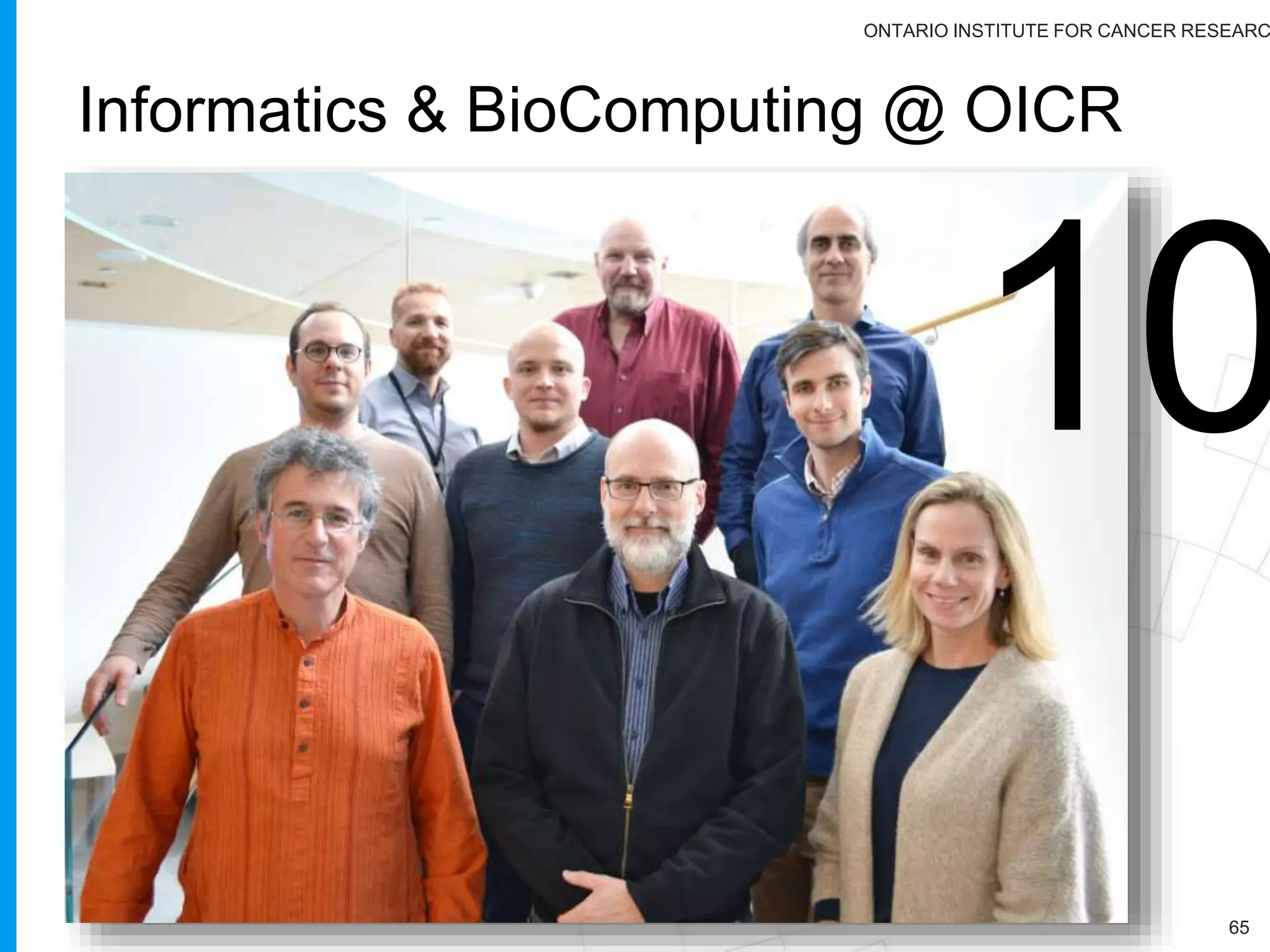 ONTARIO INSTITUTE FOR CANCER RESEARC
65
12
 