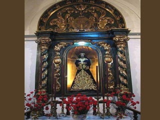 En san Pedro el Viejo se guarda una de las imágenes religiosas de mayor devoción entre los católicos madrileños. La talla de Jesús el Pobre, llamado así para diferenciarlo de la imagen de Jesús de Medinaceli En el interior del templo se encuentra la capilla del Cristo de las Lluvias, que tiene su origen en una tradición de la Edad Media. Según la leyenda, el repicar de las campanas conseguía desviar las tormentas y, con ello, se lograba salvaguardar las cosechas de las adversidades 