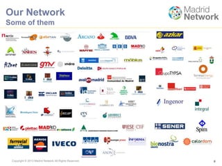 Copyright © 2013 Madrid Network All Rights Reserved.
Our Network
Some of them
6
 