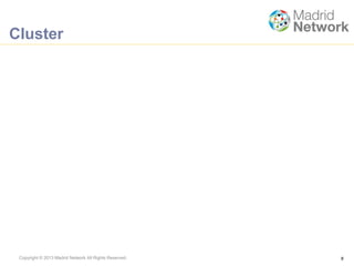 Copyright © 2013 Madrid Network All Rights Reserved.
Cluster
8
 