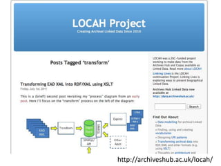 http://archiveshub.ac.uk/locah/
 