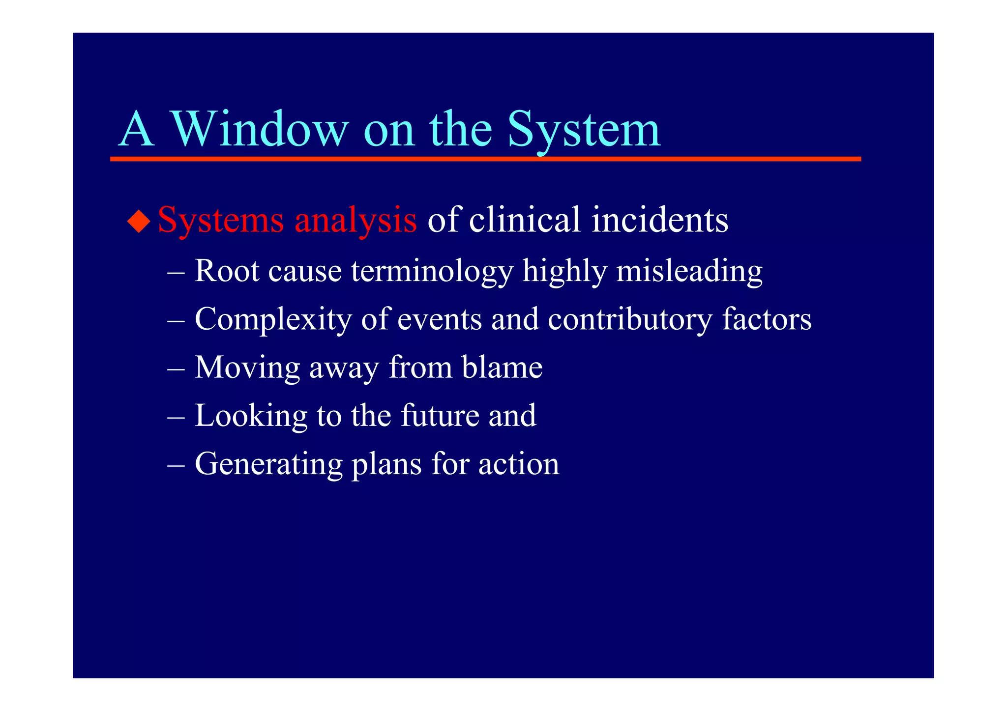 Risk Management and Patient Safety Evolution and Progress