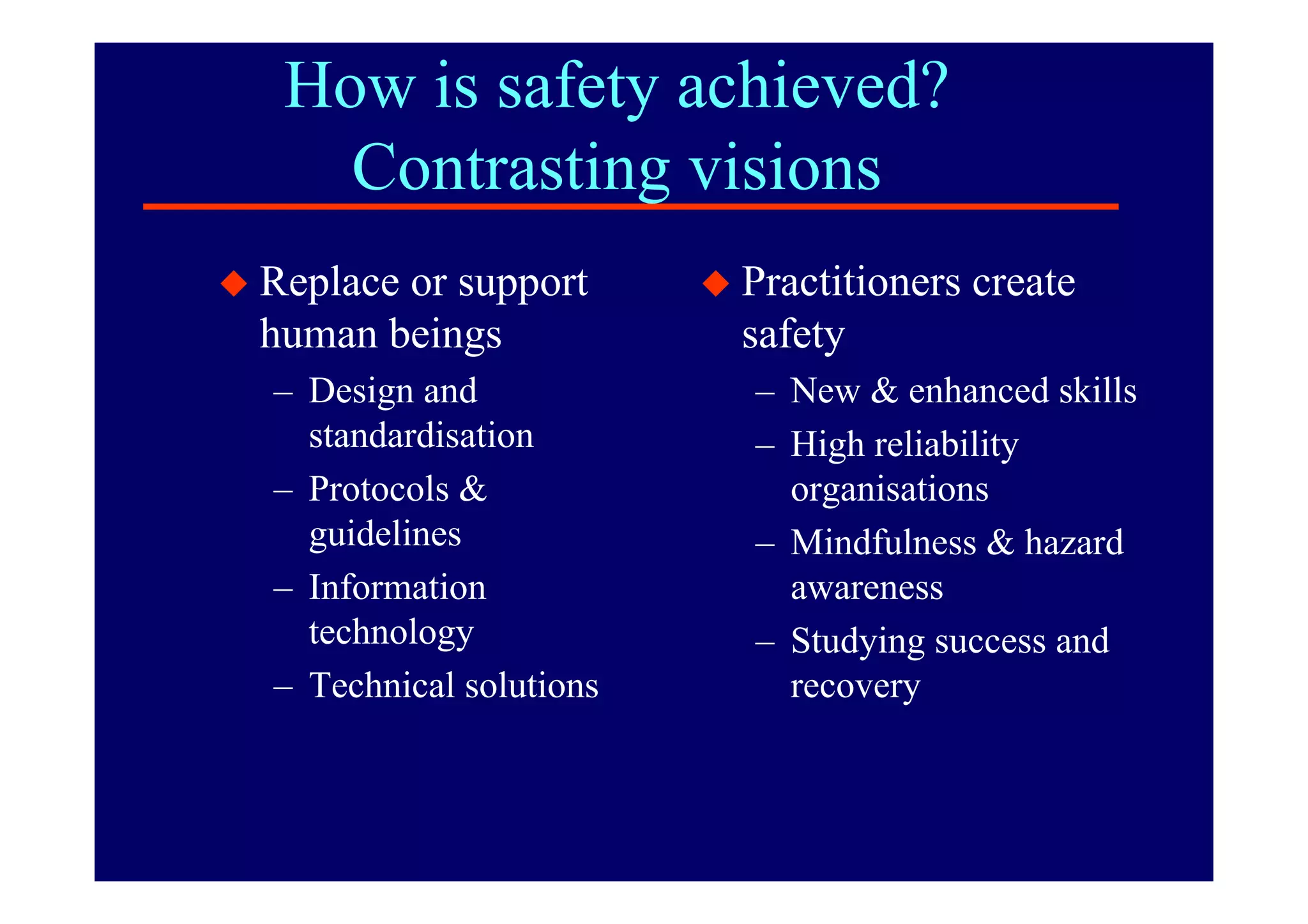 Risk Management and Patient Safety Evolution and Progress