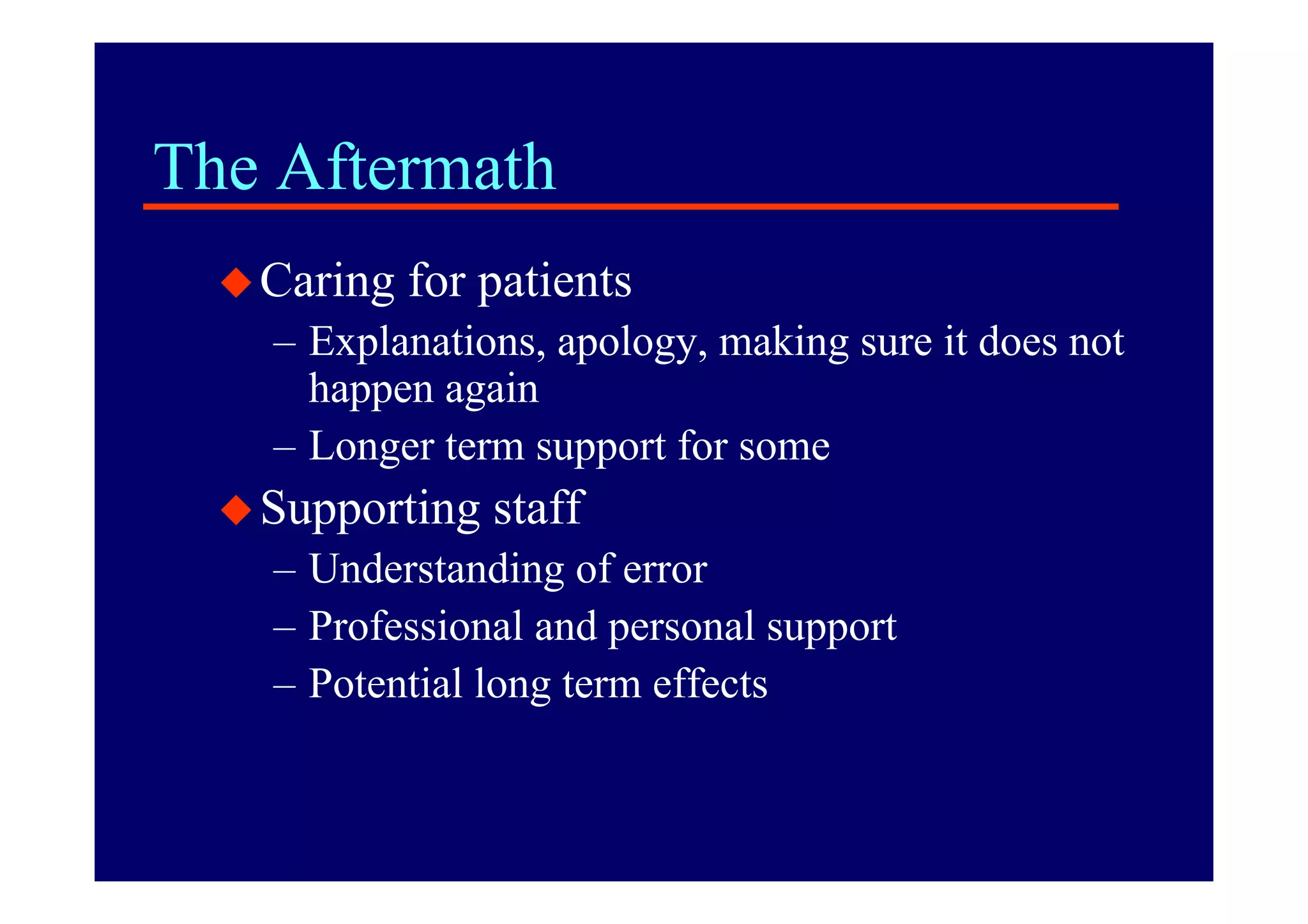 Risk Management and Patient Safety Evolution and Progress