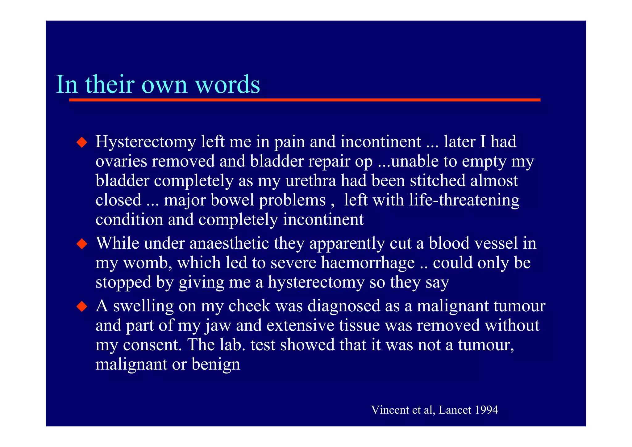 Risk Management and Patient Safety Evolution and Progress
