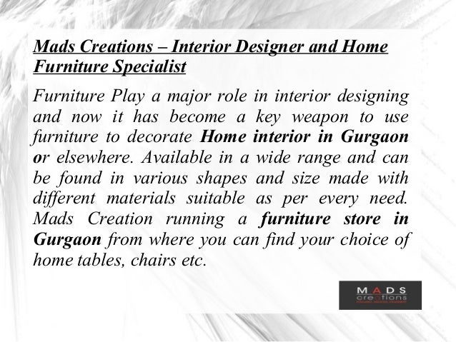 2 mads creations interior designer and home furniture specialist