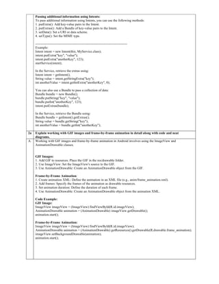 Comprehensive Guide to Android Development Tools and Concepts | PDF