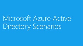 Microsoft Azure Active Directory Sunumu | PPTX