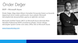 Microsoft Azure Active Directory Sunumu | PPTX