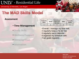 - Residential LifeMetacognitionIt transforms academic experiences…Terrence, junior Bio Engineering student