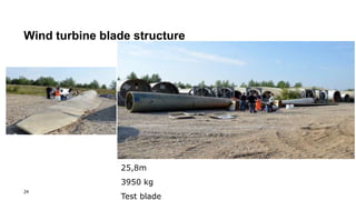 DTU Wind Energy, Technical University of Denmark
Conclusion
• Large amount of blade material to be decommissioned in the c...
