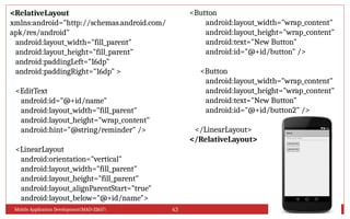 MAD_UNIT-3.pptx mobile application development | PPTX