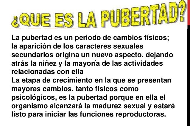 Maduracion sexual