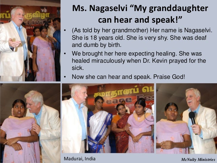 Ms. Nagaselvi “My granddaughter can hear and speak!”• (As told by her grandmother) Her name is Nagaselvi. She is ...