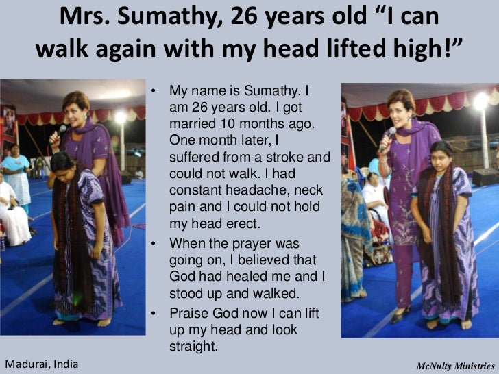 Mrs. Sumathy, 26 years old “I can walk again with my head lifted high!” • My name is Sumathy. I ...