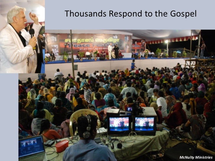 Thousands Respond to the Gospel McNulty Ministries