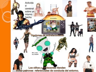 Activida
d
cerebral
sobre un
mismo
hecho
 