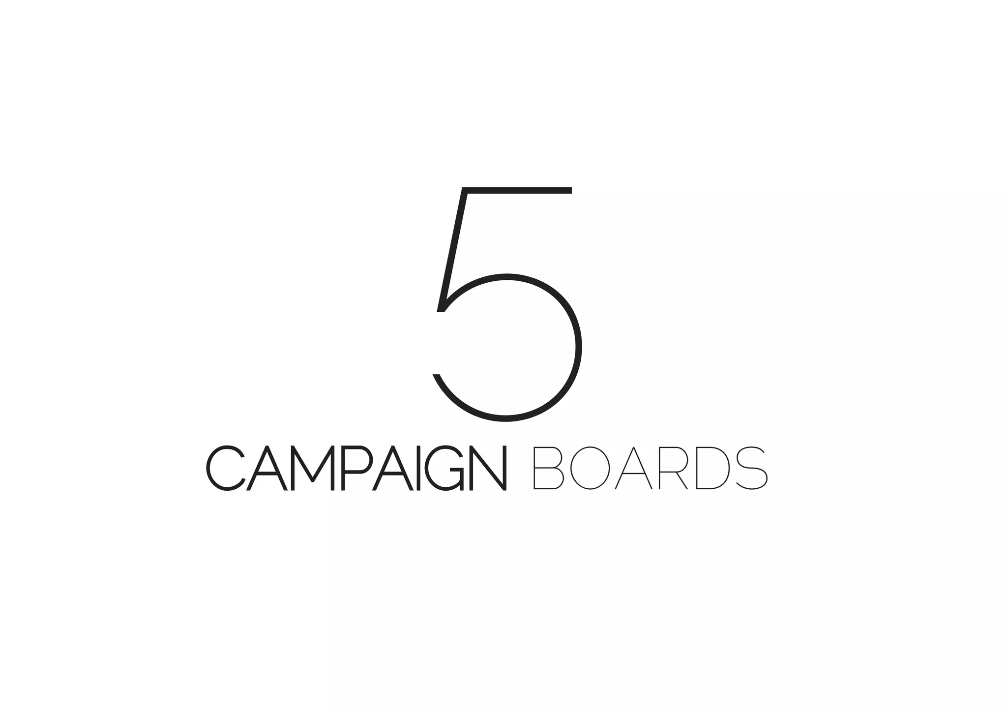 5
CAMPAIGN BOARDS
 