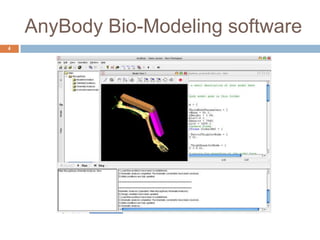 AnyBody Bio-Modeling software4