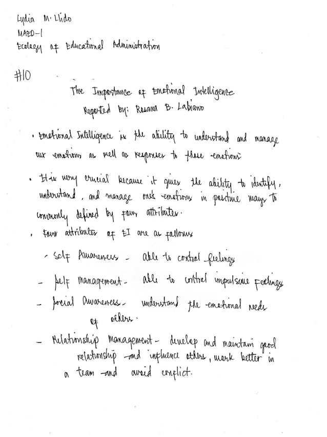 MAEd 1 Compilation of Reflections EDUC 204 Ecology of Educational