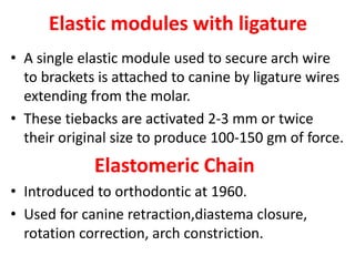 Elastic Module Ortho Maeen lecture corrected | PPTX