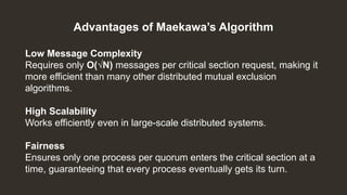 Maekawa’s Algorithm ppt with all the cjnjkdgKUHWKFHILQ | PPTX