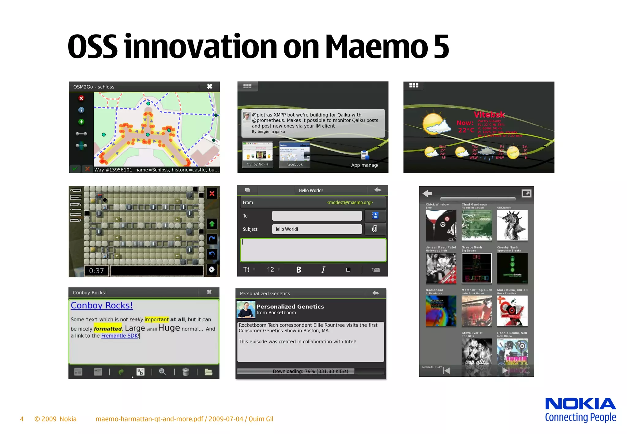 Maemo Harmattan Qt And More