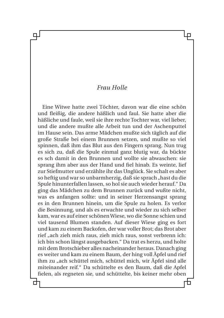Frau Holle Frau Holle