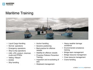 Maersk Training Presentation Ppt