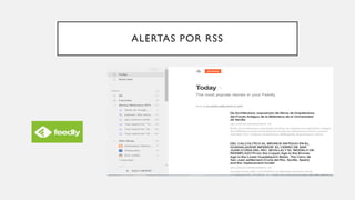 ALERTAS POR RSS
 