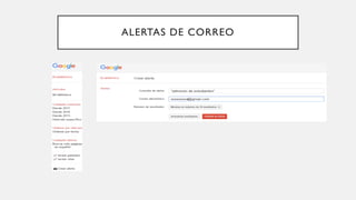 ALERTAS DE CORREO
 