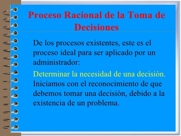 ( TOMA DE DECISIONES )