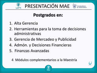 Maestria PresentacióN