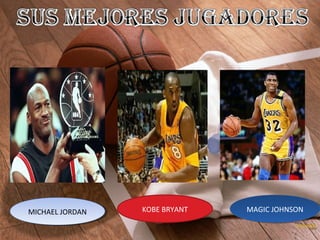 MICHAEL JORDAN
MICHAEL JORDAN

KOBE BRYANT

MAGIC JOHNSON
MAGIC JOHNSON

 