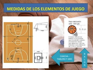 CANCHA TABLERO Y ARO

B
A
L
O
N

 