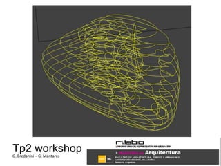 Tp2 workshopG. Bredanini – G. Mántaras
