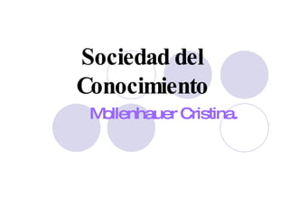 Sociedad del Conocimiento Mollenhauer Cristina. 