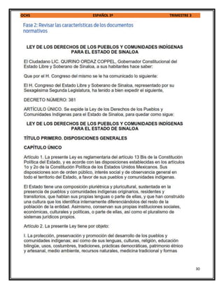 OCHS ESPAÑOL 3º TRIMESTRE 3
30
 