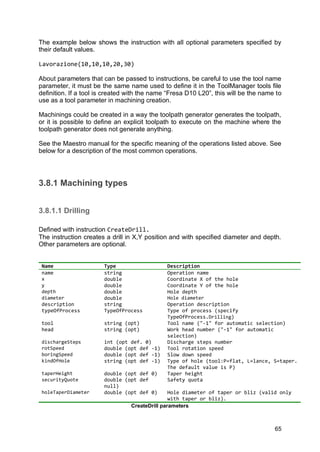 Maestro Scripting Language CNC programacion | PDF